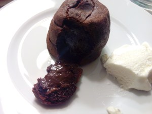 Coulant de Chocolate sin lácticos ni gluten