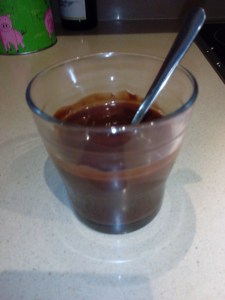 Chocolate a la taza sin gluten ni lactosa