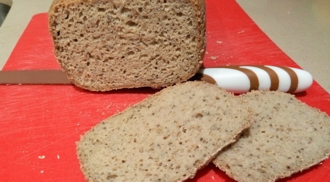 Pan de Teff y arroz sin psyllium, con chía y lino