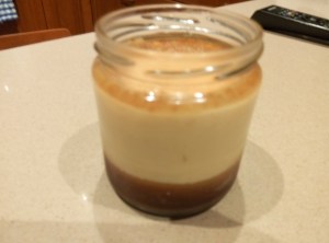 Natillas fáciles con galleta